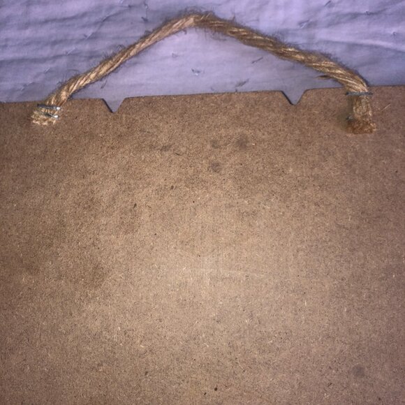 "Home Sweet Home" Wall Hanging Sign with metal accents - Picture 7 of 10